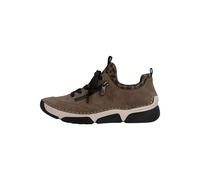 Slip-On Sneaker RIEKER, Damen, Gr. 36, braun, Lederimitat, Schuhe, Schlupfschuh, Halbschuh, Freizeitschuh mit weicher Innensohle (61000753-36) braun