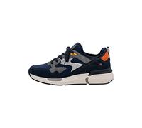 Rieker Sneaker Lederimitat Herren Gr. 43 Navy/Grau