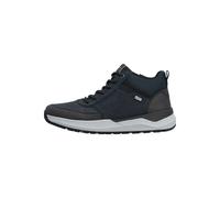 Rieker Sneaker Lederimitat Schwarz/Blau - 45