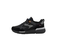Sneaker RIEKER "Rieker Sneaker Lederimitat", Herren, Gr. 46, schwarz (schwarz, grau), Lederimitat, casual, Schuhe (48251160-46) schwarz, grau
