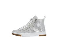 Rieker Sneaker Lederimitat Silber - 36
