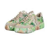Rieker Sneaker M7711 mit seitlichen Reissverschluss grün/bunt Damen, Größe Euro (US) 42 (10)
