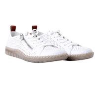 Rieker Damenschuhe Elegante Schnürer weiss/brandy/weiss weiss - Gr. - 40