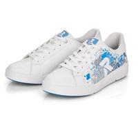 Rieker Sneaker R-Evolution (Glattleder) 41901-80 weiss/blau Damen, Größe Euro (US) 41 (9,5)
