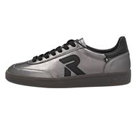 Rieker Sneaker San Diego (Glattleder) silber/schwarz Damen, Größe Euro (US) 41 (9,5)