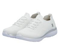 Rieker Damen Low-Top Sneaker M5074, Frauen Halbschuhe,Freizeitschuhe,Turnschuhe,Laufschuhe,straßenschuhe,Strassenschuhe,Weiss (80),40 EU / 6.5 UK