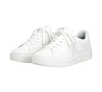 Plateausneaker RIEKER SPORT, Herren, Gr. 38, weiß, Textil, unifarben, Schuhe Plateausneaker, Slip-on Sneaker, Halbschuh, Freizeitsneaker mit aufgesetzter Schnürung (63900348-38) weiß