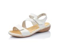Rieker Sphere Womens Riptape Sandals 38 EU Weiß