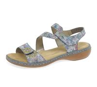 Rieker Sphere Womens Riptape Sandals 41 Sunset Multi