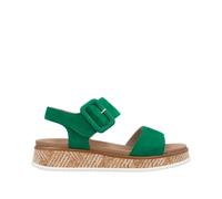 Rieker Sport Damen Riemchensandalen Grün, Marken, Größe: 36, Material: Leder/Synthetik
