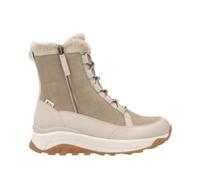Rieker Sport Damen Schnürstiefel Beige, Damen, Größe: 41, Material: Glattleder/Textil