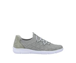 Rieker Sport Damen Slipper Grün, Damen, Größe: 42, Material: Textil