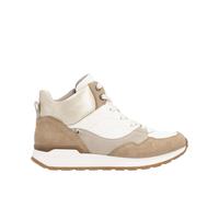 Rieker Sport Damen Sneaker High Weiß, Damen, Größe: 36, Material: Leder/Textil