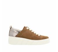Rieker Sport Damen Sneaker Low Braun, Damen, Größe: 38, Material: Leder/Textil