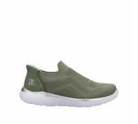 Rieker Slipper RIEKER SPORT Ready2GO Damen Grün Gr. 40 Textil/Lederimitat mit MemoSoft