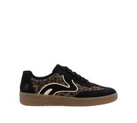 Rieker Sport Damen Sneaker Low Schwarz, Damen, Größe: 39, Material: Kunstleder/Textil
