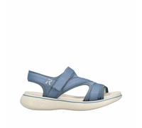 Rieker Sport Damen Trekkingsandalen Blau, Damen, Größe: 40, Material: Textil/Synthetik