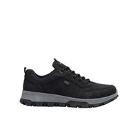 Sneaker RIEKER, Herren, Gr. 40, schwarz, Lederimitat, Textil, Schuhe Sneaker, Outdoorschuh, Halbschuh, Schnürschuh mit TEX-Membran (71718568-40) schwarz