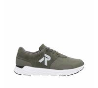 Rieker Herren Slip-On Sneaker Preston – Nubuklederimitat/Textil, Oliv, Gr. 47