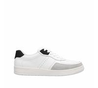 Rieker Sport Herren Sneaker Low Weiß, Herren, Größe: 42, Material: Lederimitat/Textil