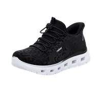 Rieker Damen M6066 Sneaker Low, Schwarz, 38 EU