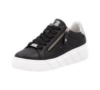 Rieker Damen Low-Top Sneaker W2605, Frauen Halbschuhe, lose Einlage,straßenschuhe,Strassenschuhe,Sportschuhe,Turnschuhe,schwarz (00),39 EU / 6 UK