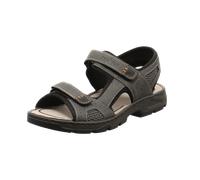 Rieker - Sportliche Sandalette blei/schwarz - Gr. - 44