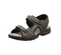 Rieker - Sportliche Sandalette blei/schwarz - Gr. - 45