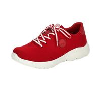 Rieker Sportliche Schnürschuhe für Damen, rot, Größe 36 EU