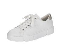 Rieker Sportliche Schnürschuhe für Damen, weiß, Größe 41 EU
