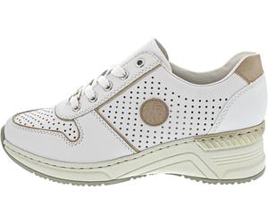 Rieker sportlicher Schnürer Beige - Beige / 37