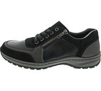 Rieker Herren Schnürhalbschuhe, Black Graphite Black 03322 00, 45 EU