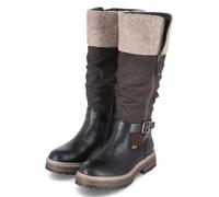 Rieker Stiefel - Gr. 40 - Schwarz - Textil & Synthetik