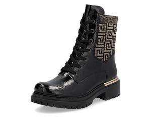 Rieker - Stiefel: Lagro/Knitwear3 - Schwarz 39