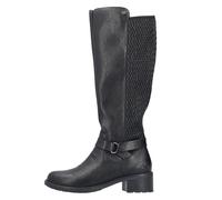 Rieker Stiefel Lederimitat Schwarz - 39