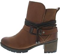 Rieker Damen Biker Boots 77580, Frauen Stiefeletten,hoch,Stiefel,Bootee,Booties,halbstiefel,Kurzstiefel,uebergangsschuhe,braun (24),36 EU / 3.5 UK