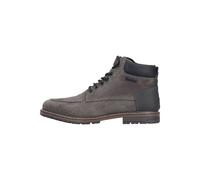 Schnürstiefelette RIEKER "Rieker Stiefelette Leder", Herren, Gr. 40, grau (asphalt), Leder, casual, Schuhe (25962125-40) asphalt