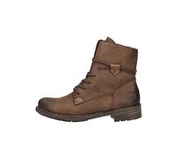 Rieker Damen Schnürstiefeletten 79442-24 Lederimitat Braun (sherry/mogano) Gr. 41