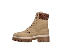 Rieker Damenschuhe Schnürstiefel Beige Freizeit