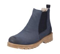 Rieker Stiefelette Warmfutter für Damen, blau, Größe 36 EU