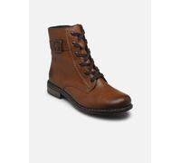 Rieker Damen Schnürstiefeletten 71202, Frauen Stiefeletten,schnürboots,reißverschluss,Boots,Stiefel,Bootee,Booties,braun (24),36 EU / 3.5 UK