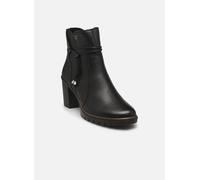 Rieker Damen Stiefeletten Schwarz, Damen, Größe: 38, Material: Kunstleder/Textil