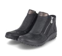 Rieker Damenstiefelette 59558-00 Schwarz Textil & Synthetik Größe 38