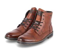 Rieker Schnürstiefelette F4546-24 Glattleder Braun Gr. 43 EU