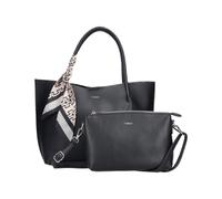 Shopper RIEKER, Damen, Gr. B/H/T: 30cm x 28cm x 8cm, schwarz, Lederimitat, Taschen Shopper, Set 2tlg.: Shopper und Innentasche mit abnehmbarem Schultergurt (13841916-0) schwarz
