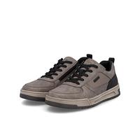 Rieker TEX Herren-Schnürhalbschuh Kiesel-Grau-Schwarz 45