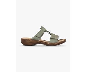Rieker Tieffuß Pantolette Olive, Damen, Größe: 39