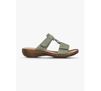 Rieker Tieffuß Pantolette Olive, Damen, Größe: 41