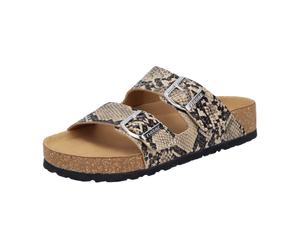 Rieker TIEFFUSSBETTPANTOLETTE für Damen, braun, Größe 38 EU