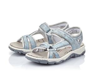 Rieker Trekkingsandale 68879-12 himmelblau Damen, Größe Euro (US) 41 (9,5)